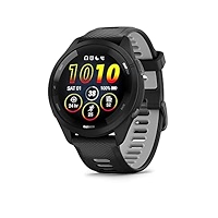 その他 GarminForerunner265BLACK AMOLED running smartwatch with advanced training metrics